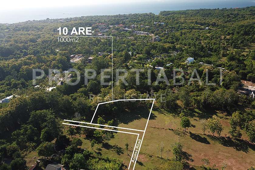 Main Land Plot Overview of Fantastic Land with Peaceful Area in Balangan (PPL2809), listing by PROPERTIA.