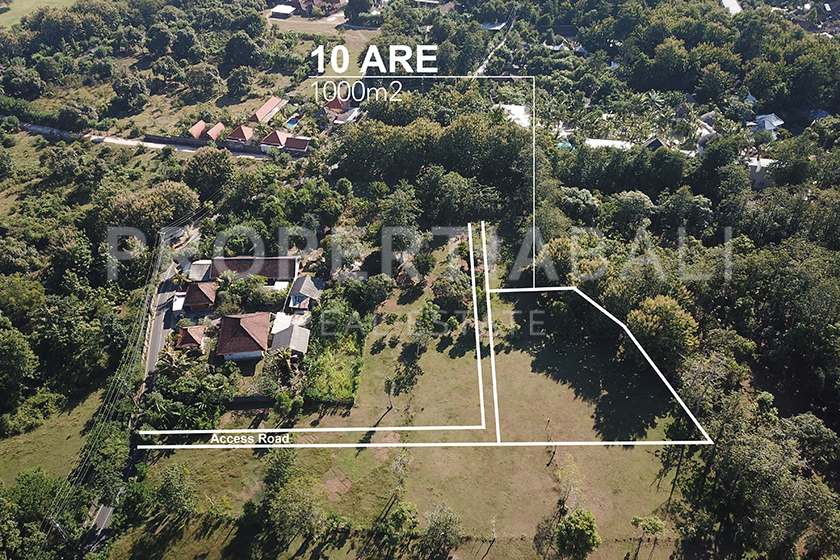 Land Plot Perspective 3 of Fantastic Land with Peaceful Area in Balangan (PPL2809), listing by PROPERTIA.