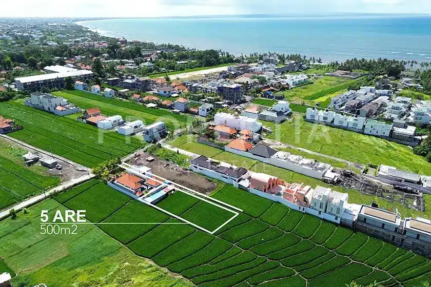 Main Land Plot Overview of Exceptional Plot Within Walking Distance to Seseh Beach (PPL3073), listing by PROPERTIA.