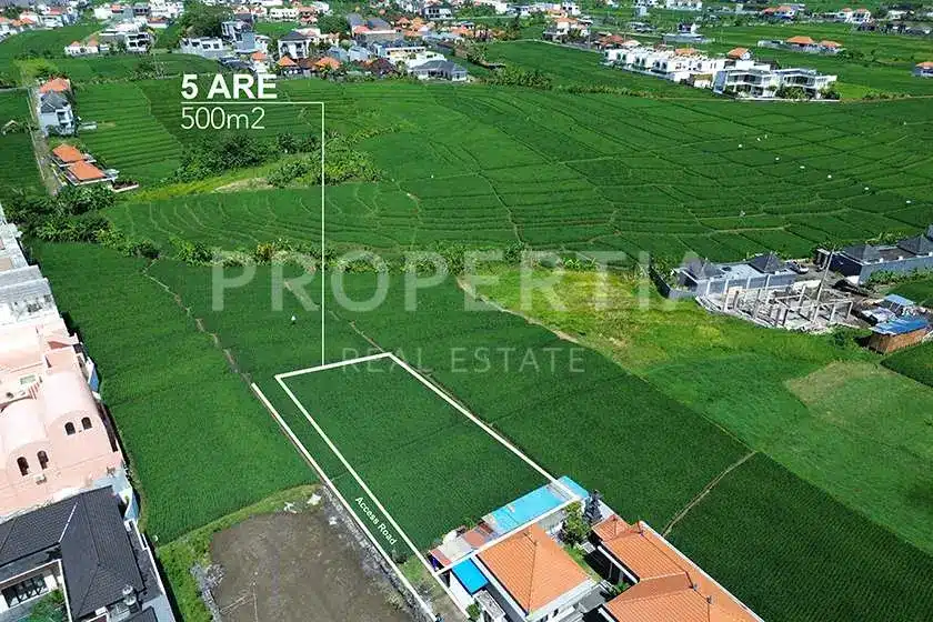 3 RESIZE SESEH Land Plot Perspective 5 of Exceptional Plot Within Walking Distance to Seseh Beach (PPL3073), listing by PROPERTIA.