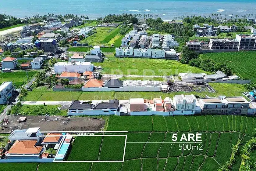 5 RESIZE SESEH Land Plot Perspective 2 of Exceptional Plot Within Walking Distance to Seseh Beach (PPL3073), listing by PROPERTIA.