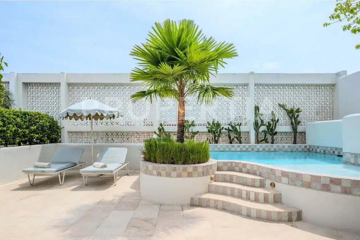 Swimming Pool 1 at Palm Springs-Inspired Villas Walking Distance to Canggu Beach (PPV4692), listing by PROPERTIA.