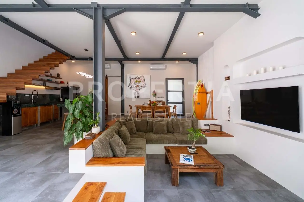 Living Area (Perspective 2) at Charming 3-Bedroom Freehold Villa in Vibrant Uluwatu (PPV4805), listing by PROPERTIA.