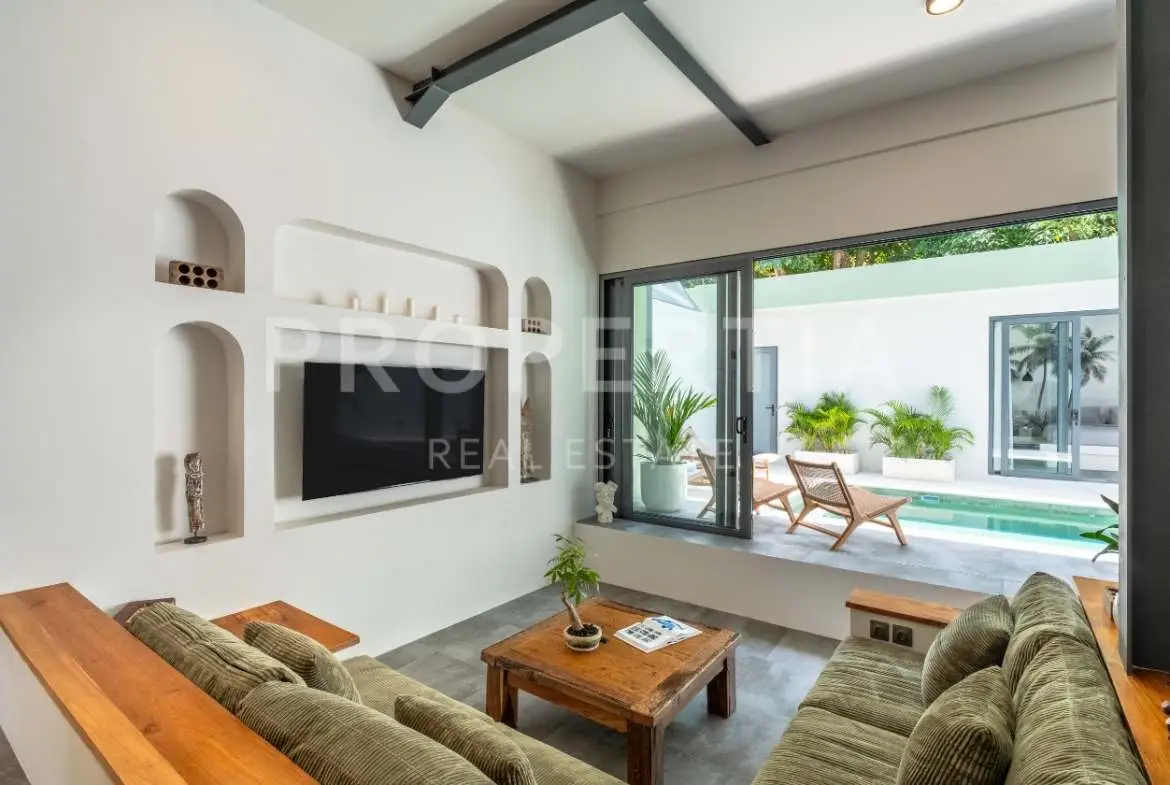Living Area (Perspective 3) at Charming 3-Bedroom Freehold Villa in Vibrant Uluwatu (PPV4805), listing by PROPERTIA.