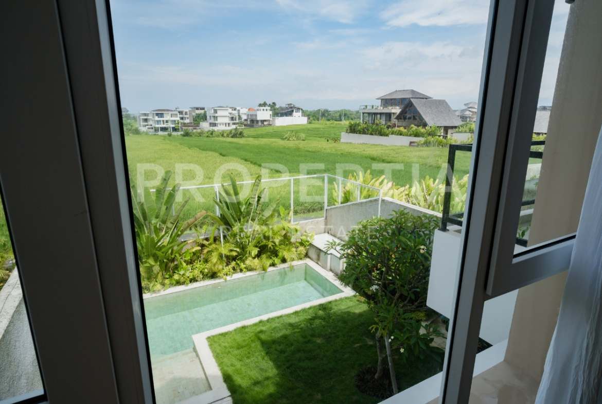 Swimming Pool at Modern 4-Bedroom Villa Just Minutes from Cemagi Beach (PPV4783), listing by PROPERTIA.