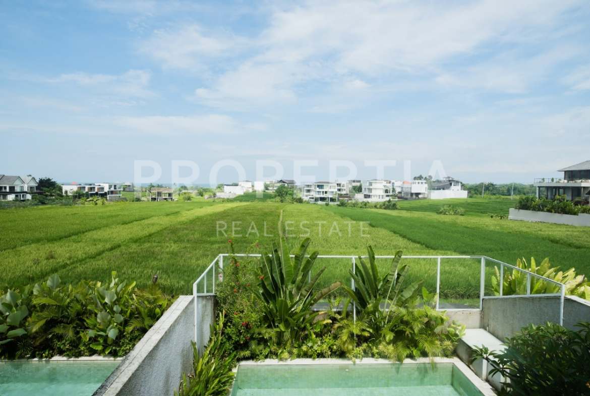 Swimming Pool 1 at Modern 4-Bedroom Villa Just Minutes from Cemagi Beach (PPV4783), listing by PROPERTIA.