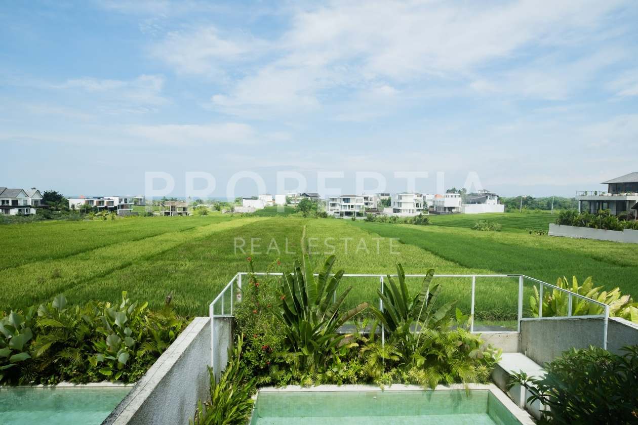 Swimming Pool 1 at Modern 4-Bedroom Villa Just Minutes from Cemagi Beach (PPV4783), listing by PROPERTIA.