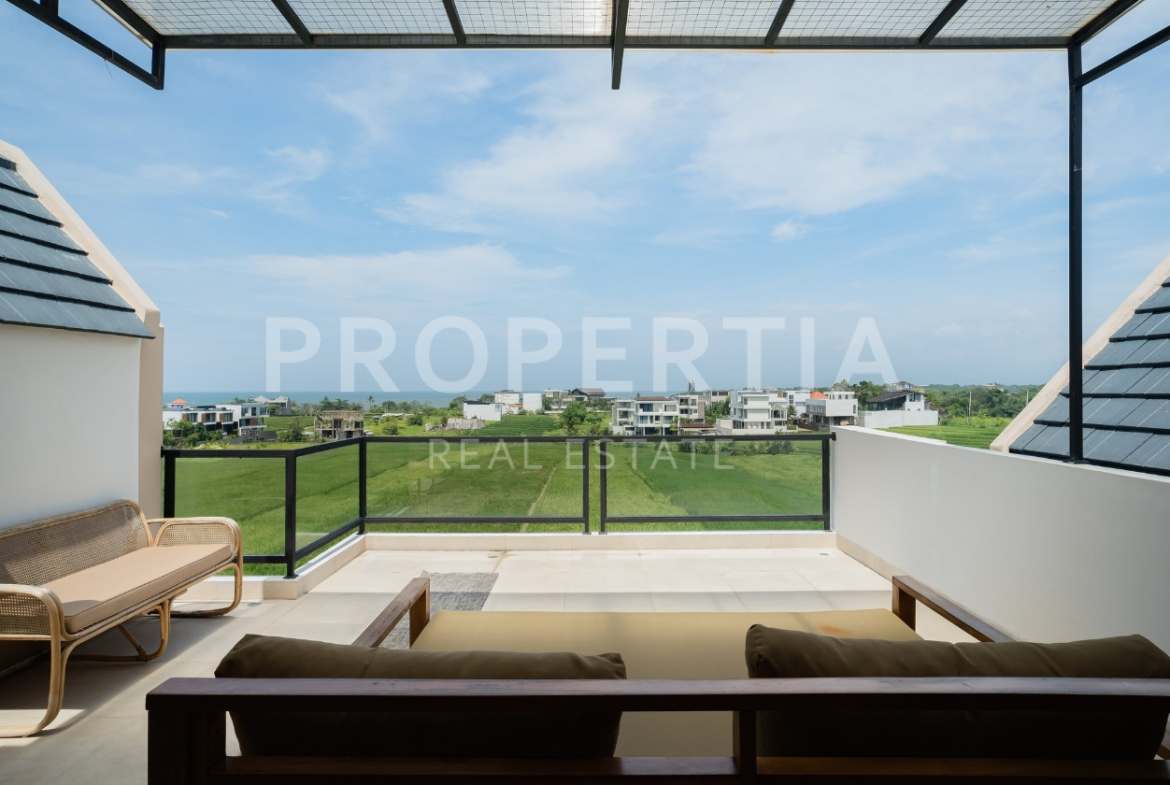Rooftop at Modern 4-Bedroom Villa Just Minutes from Cemagi Beach (PPV4783), listing by PROPERTIA.
