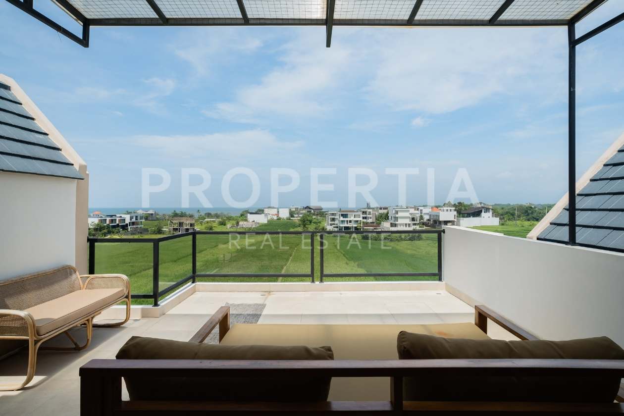 Rooftop at Modern 4-Bedroom Villa Just Minutes from Cemagi Beach (PPV4783), listing by PROPERTIA.