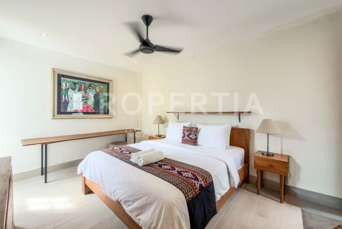 Bedroom 3 (Perspective 3) at Charming Freehold Family Home in Seminyak (PPV4891), listing by PROPERTIA.