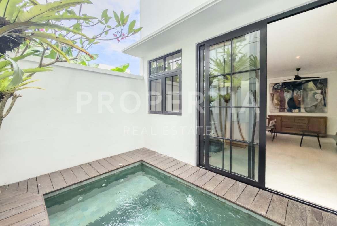 Swimming Pool at Charming Freehold Family Home in Seminyak (PPV4891), listing by PROPERTIA.