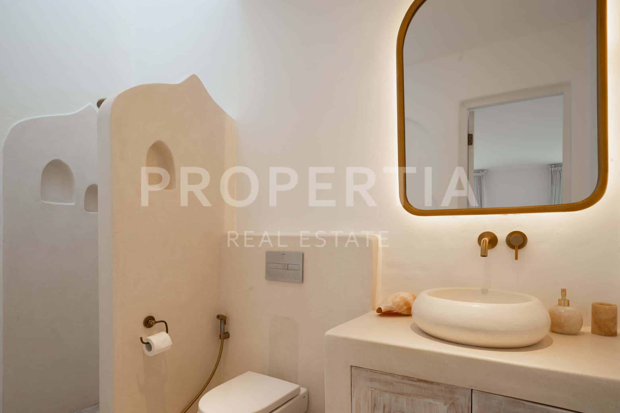 Bathroom 2 at Moroccan-inspired Villa Walk to Seseh Beach with Ocean Views (PPV4801), listing by PROPERTIA.