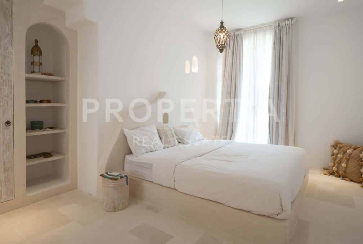 Bedroom 1 at Moroccan-inspired Villa Walk to Seseh Beach with Ocean Views (PPV4801), listing by PROPERTIA.