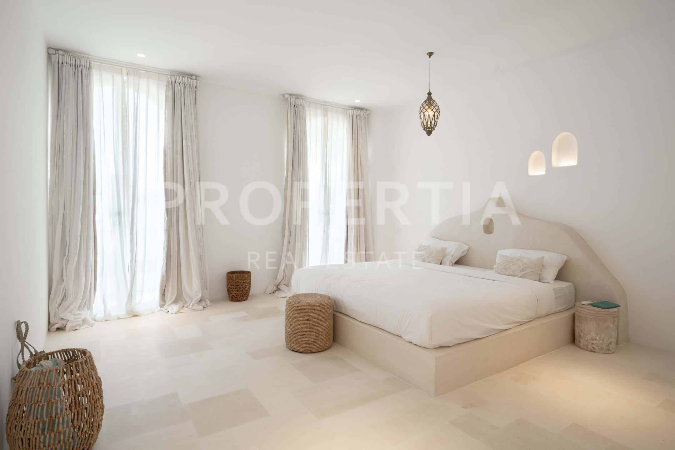 Bedroom 3 at Moroccan-inspired Villa Walk to Seseh Beach with Ocean Views (PPV4801), listing by PROPERTIA.