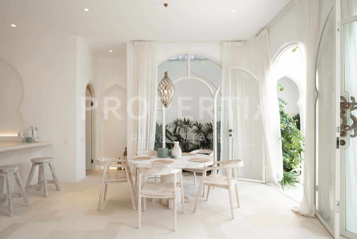 Living Room (Perspective 3) at Moroccan-inspired Villa Walk to Seseh Beach with Ocean Views (PPV4801), listing by PROPERTIA.