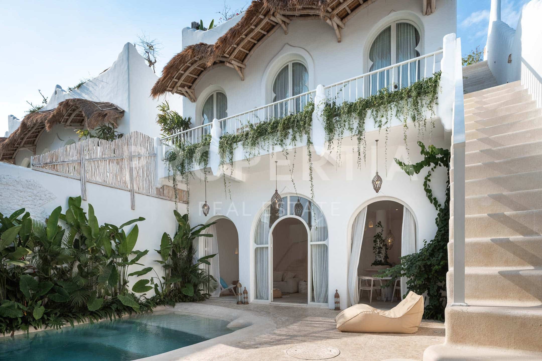 Swimming Pool 2 at Moroccan-inspired Villa Walk to Seseh Beach with Ocean Views (PPV4801), listing by PROPERTIA.