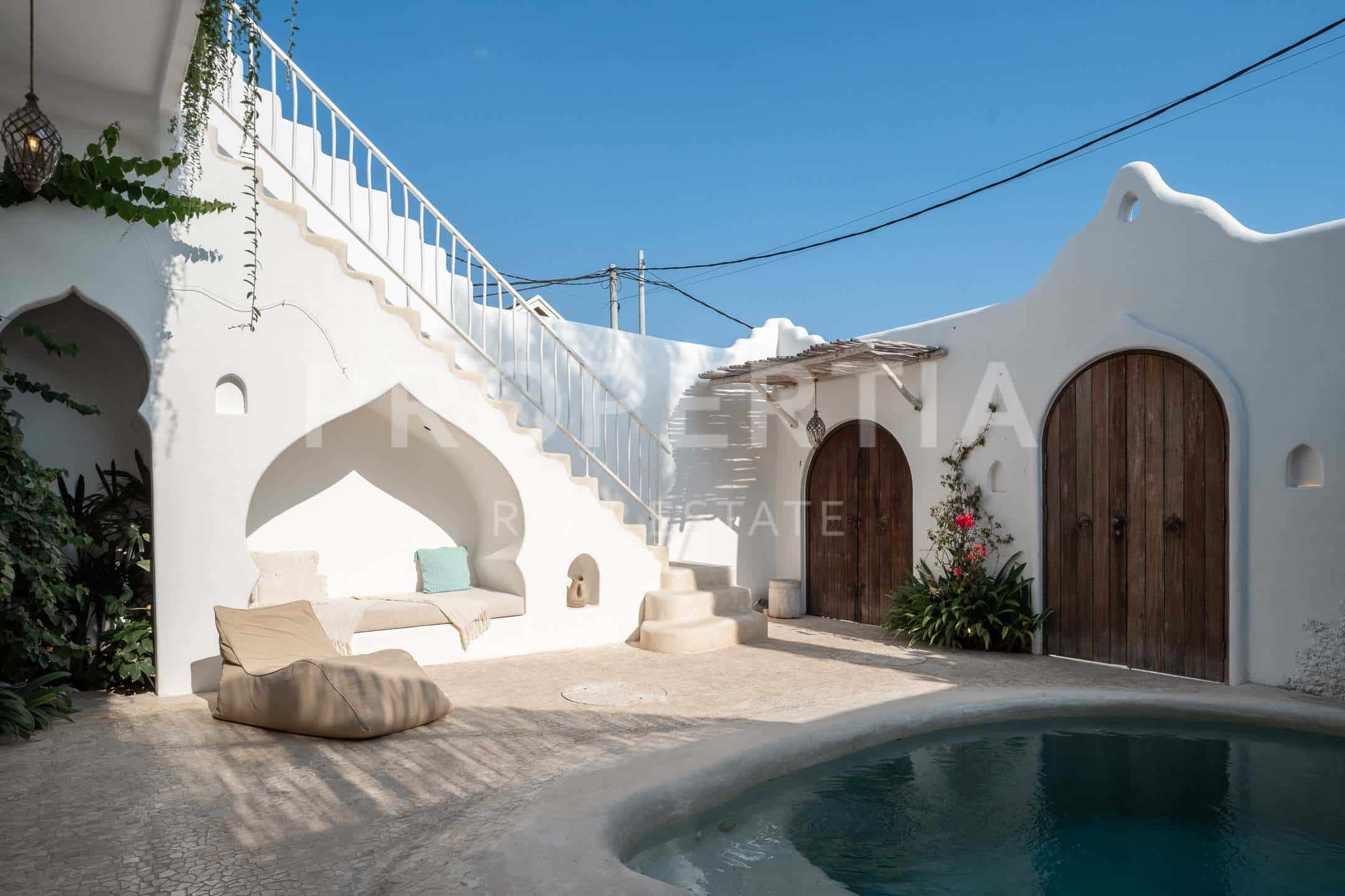 Swimming Pool 4 at Moroccan-inspired Villa Walk to Seseh Beach with Ocean Views (PPV4801), listing by PROPERTIA.