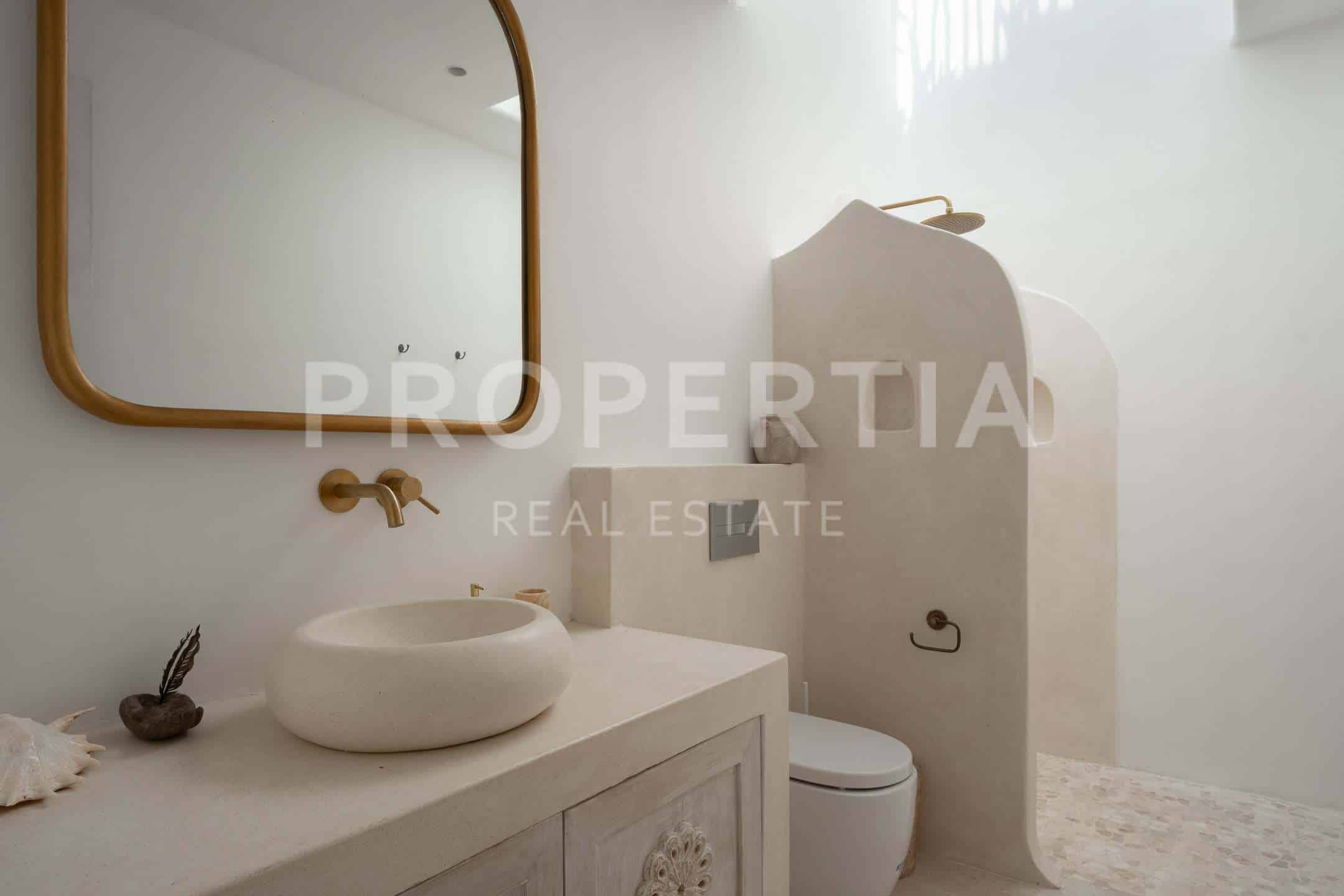 Bathroom 3 at Stylish Moroccan-Inspired Sanctuary Walking Distance to Seseh Beach (PPV4914), listing by PROPERTIA.