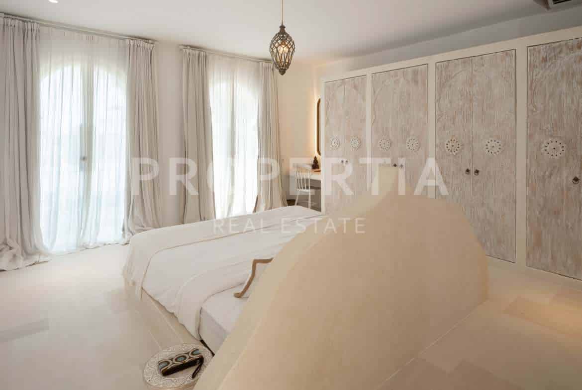 Bedroom 3 at Stylish Moroccan-Inspired Sanctuary Walking Distance to Seseh Beach (PPV4914), listing by PROPERTIA.