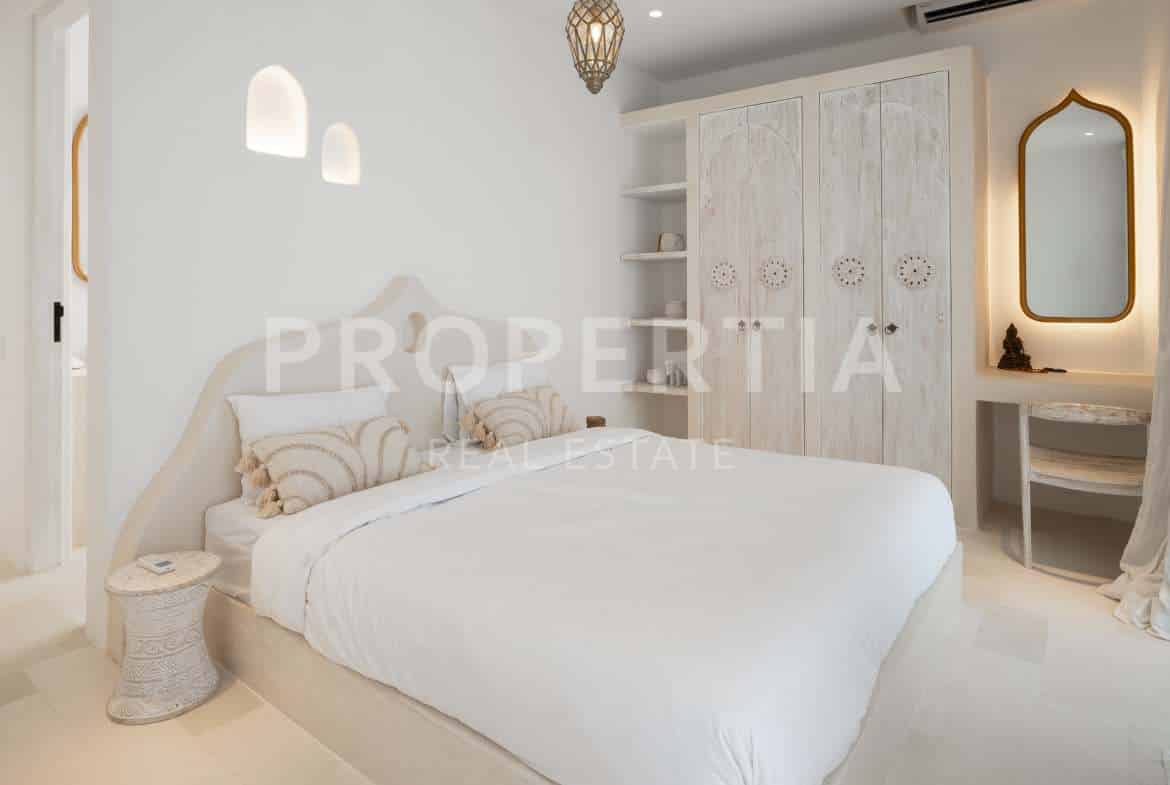 Bedroom 4 at Stylish Moroccan-Inspired Sanctuary Walking Distance to Seseh Beach (PPV4914), listing by PROPERTIA.