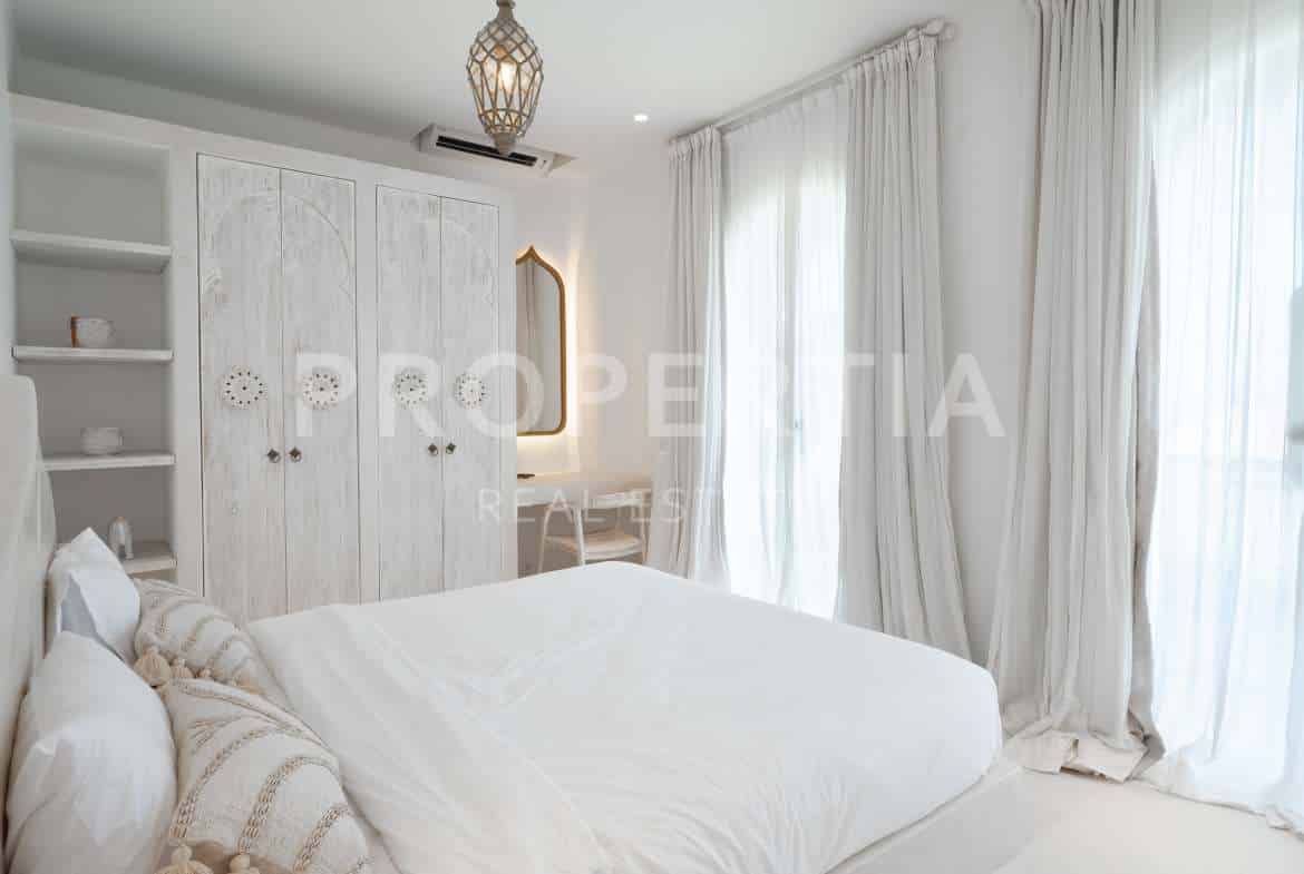 Bedroom 5 at Stylish Moroccan-Inspired Sanctuary Walking Distance to Seseh Beach (PPV4914), listing by PROPERTIA.
