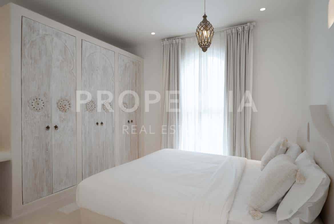 Bedroom 6 at Stylish Moroccan-Inspired Sanctuary Walking Distance to Seseh Beach (PPV4914), listing by PROPERTIA.