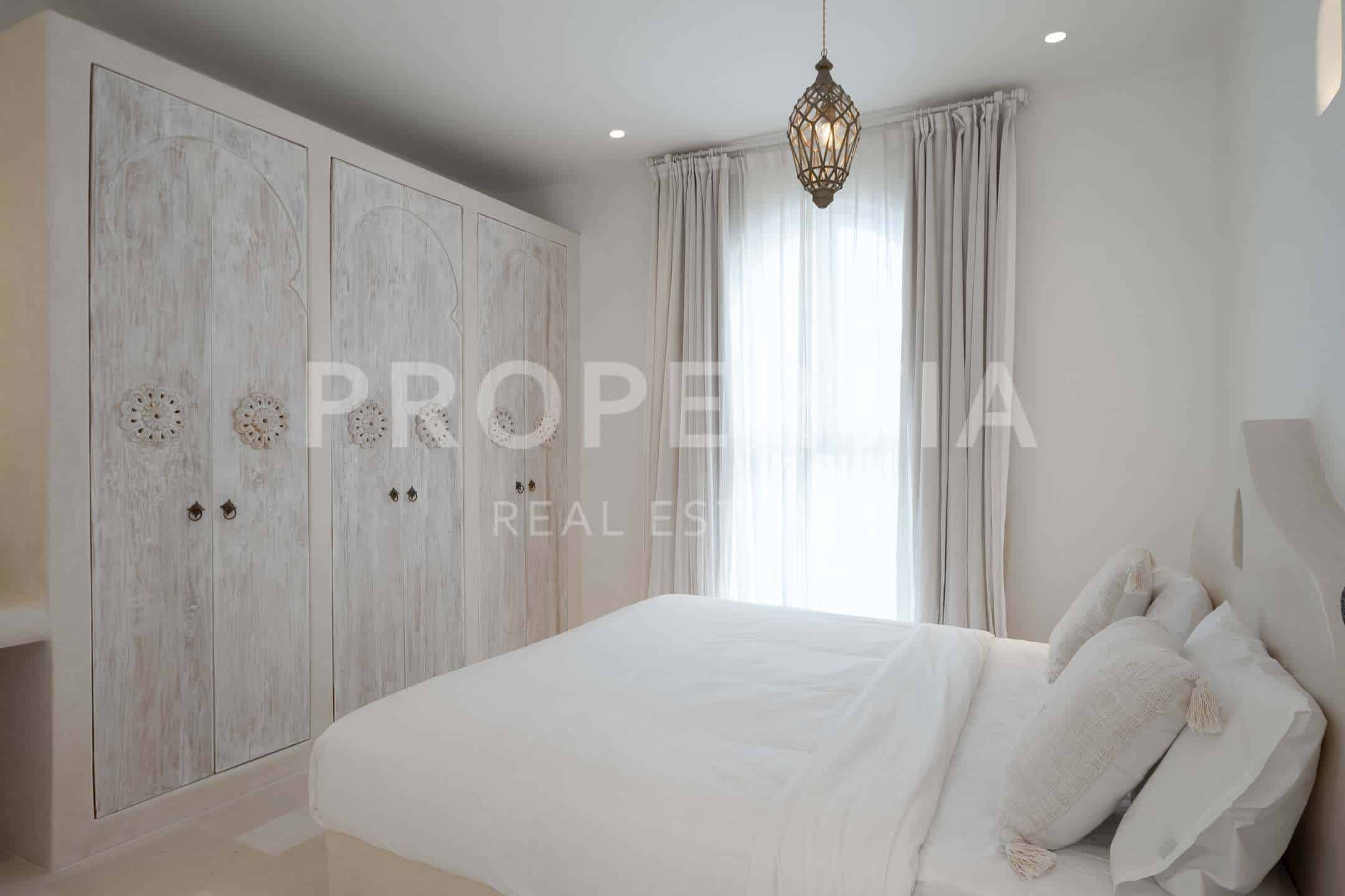 Bedroom 6 at Stylish Moroccan-Inspired Sanctuary Walking Distance to Seseh Beach (PPV4914), listing by PROPERTIA.