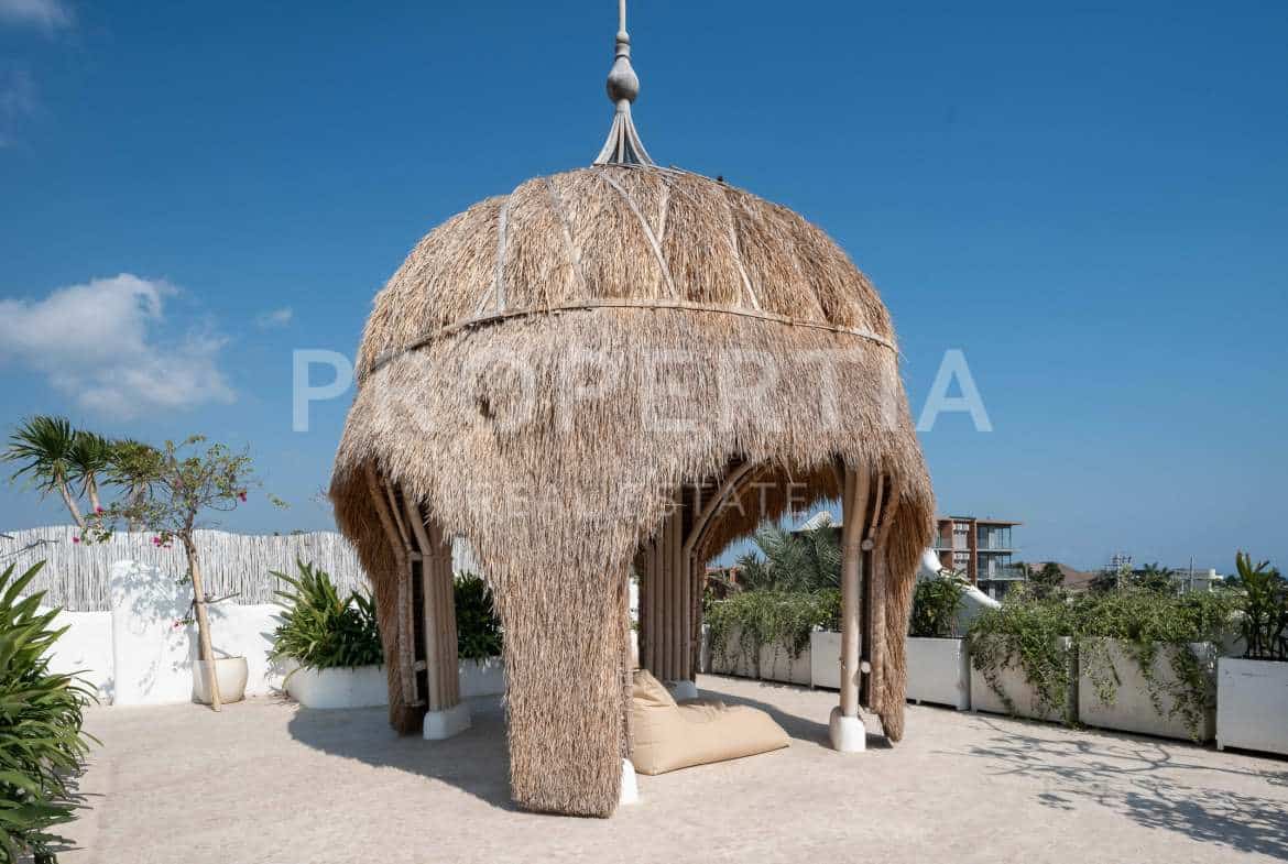 Rooftop at Stylish Moroccan-Inspired Sanctuary Walking Distance to Seseh Beach (PPV4914), listing by PROPERTIA.