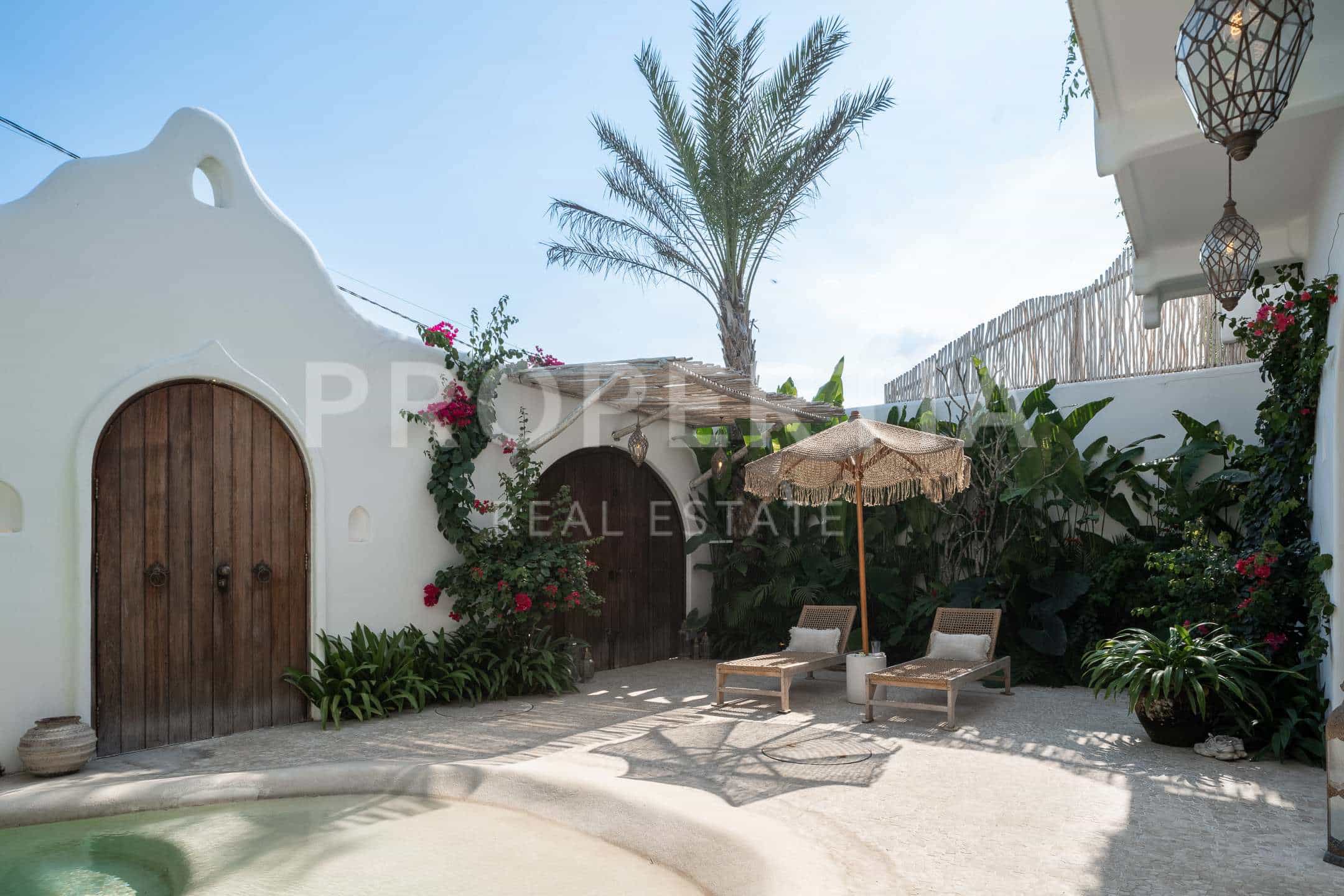 Swimming Pool 4 at Stylish Moroccan-Inspired Sanctuary Walking Distance to Seseh Beach (PPV4914), listing by PROPERTIA.